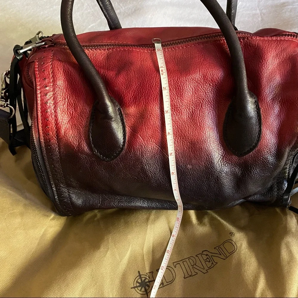 Old Trend hand painted ombre satchel - Picture 9 of 16